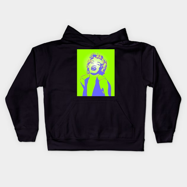 Marilyn Monroe | Pop Art Kids Hoodie by williamcuccio